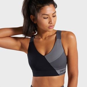 gymshark color block sports bra